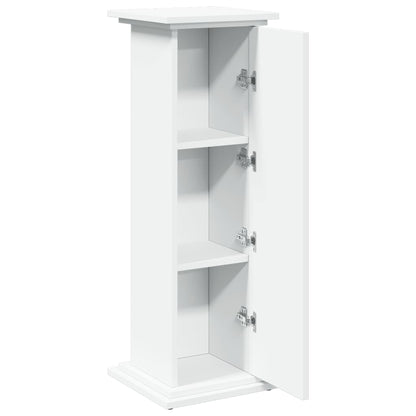 Supporto Espositivo Portaoggetti Bianco 31x30x90 cm Truciolato - homemem39