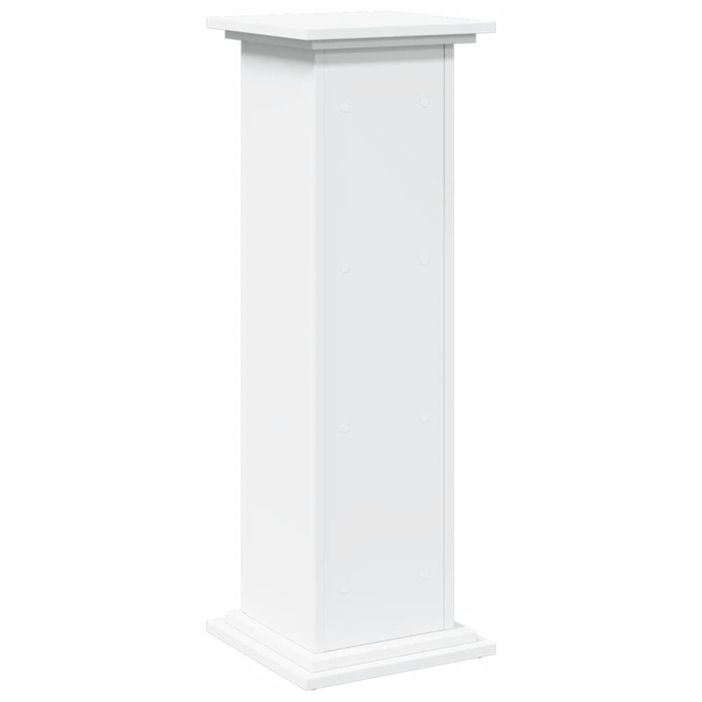 Supporto Espositivo Portaoggetti Bianco 31x30x90 cm Truciolato - homemem39