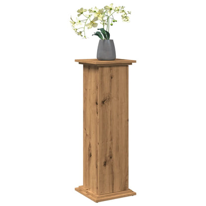 Espositore Portaoggetti Rovere Artigianale 31x30x90 Truciolato | homemem39