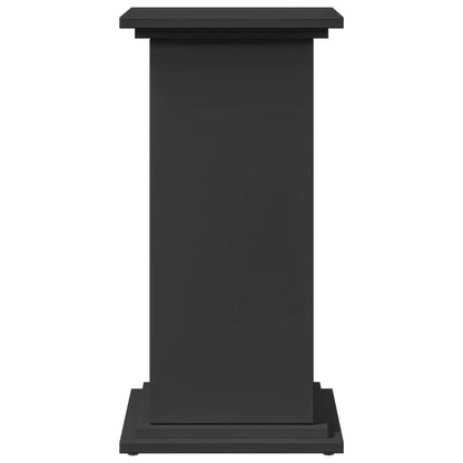 Supporto Espositivo Portaoggetti Nero 31x30x60 cm Truciolato - homemem39