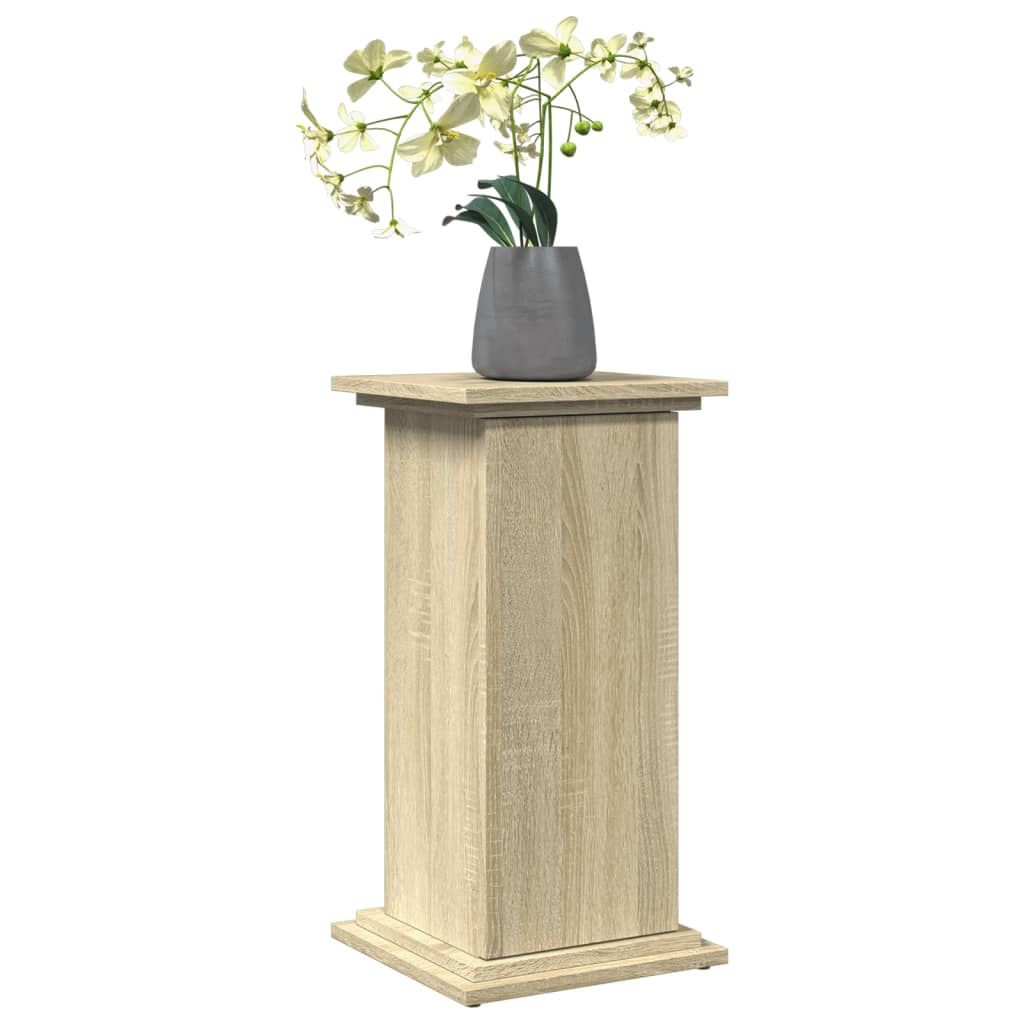 Espositore con Portaoggetti Rovere Sonoma 31x30x60cm Truciolato | homemem39