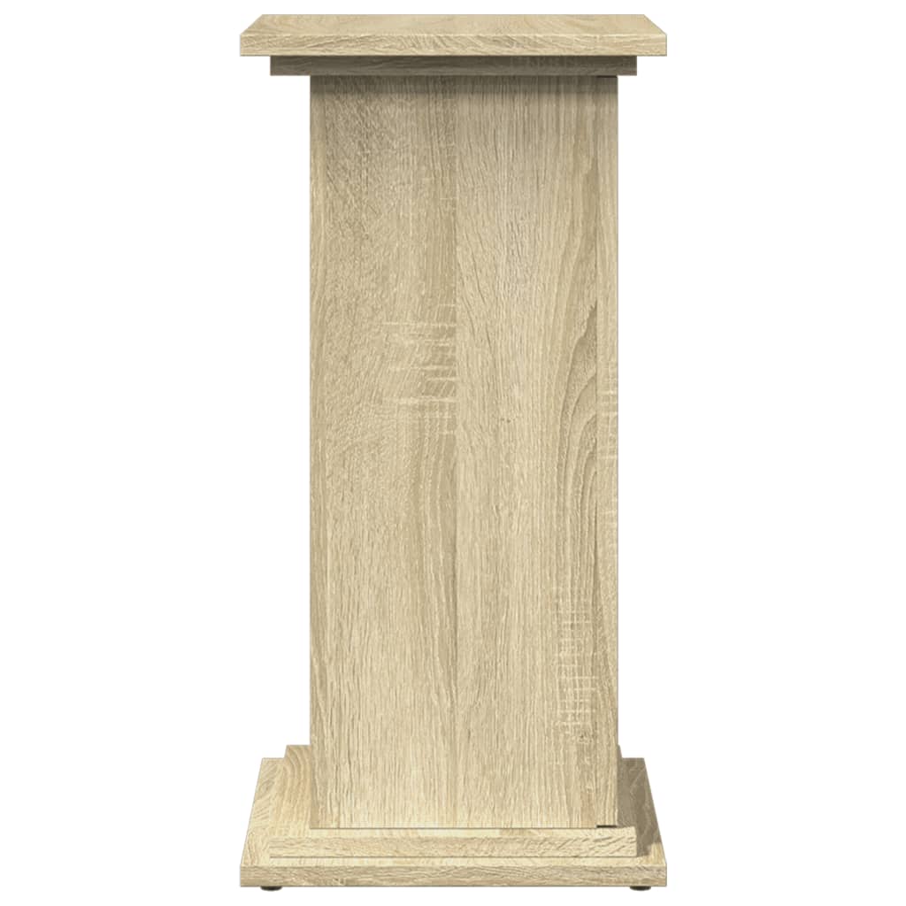 Espositore con Portaoggetti Rovere Sonoma 31x30x60cm Truciolato | homemem39