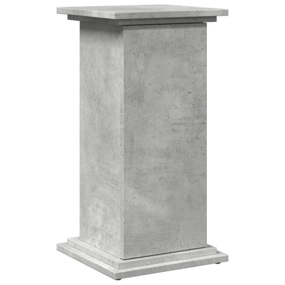 Espositore con Portaoggetti Grigio Cemento 31x30x60 Truciolato | homemem39