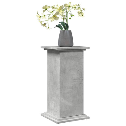 Espositore con Portaoggetti Grigio Cemento 31x30x60 Truciolato | homemem39