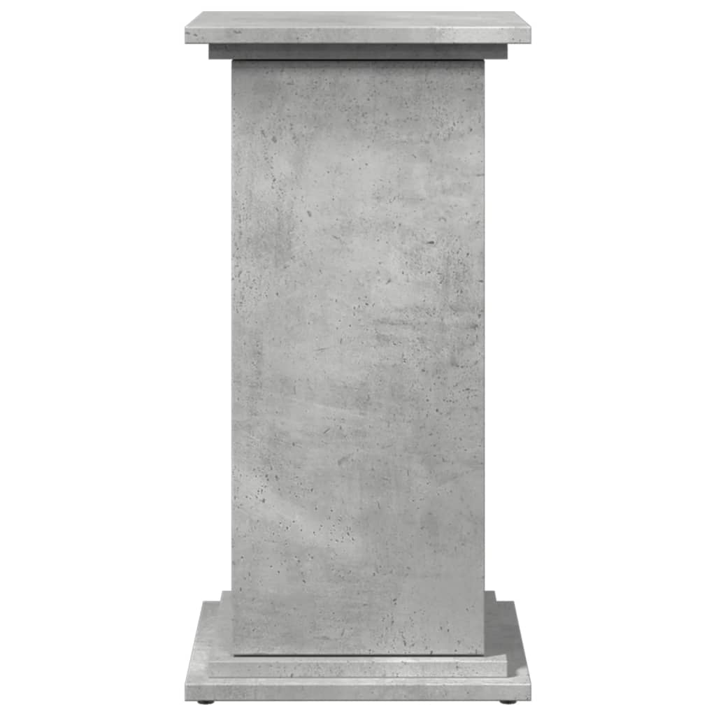 Espositore con Portaoggetti Grigio Cemento 31x30x60 Truciolato | homemem39