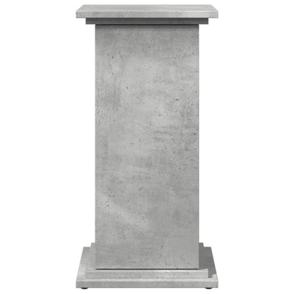 Espositore con Portaoggetti Grigio Cemento 31x30x60 Truciolato | homemem39