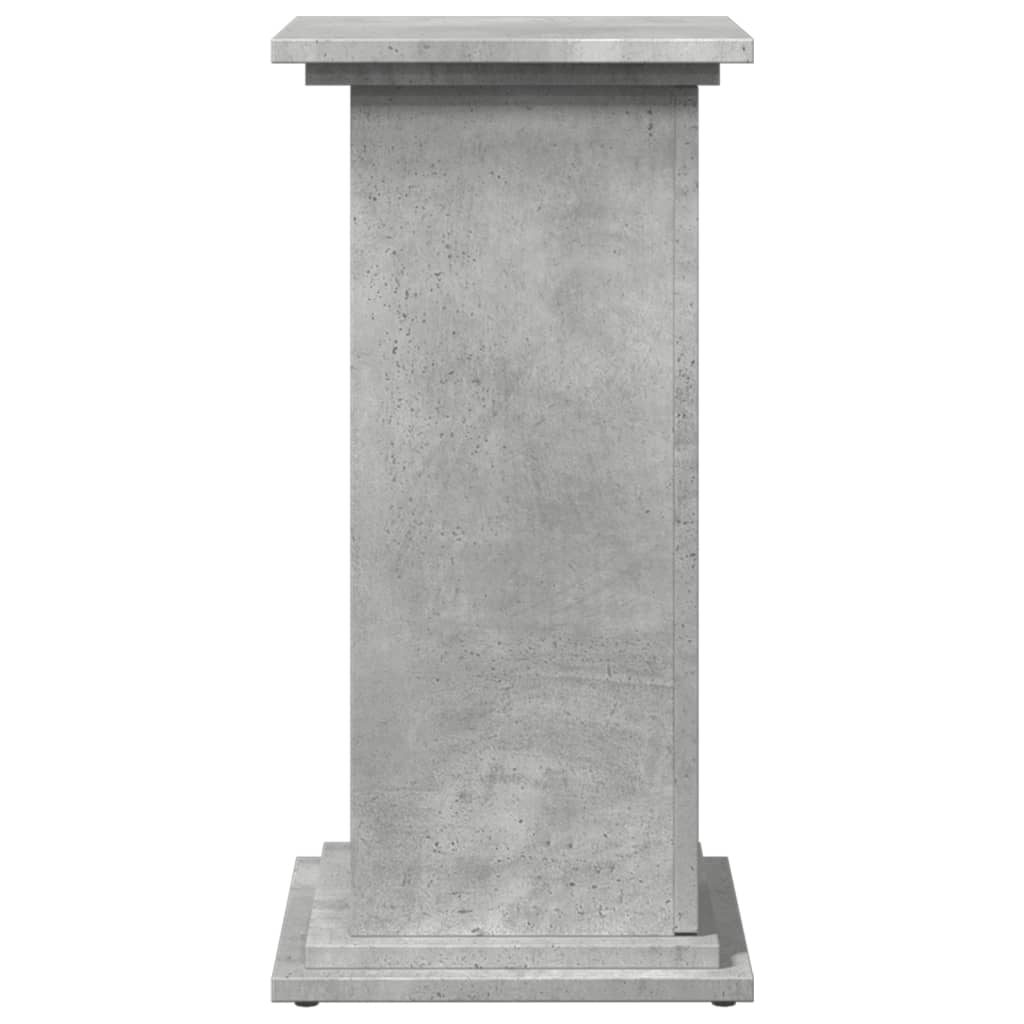 Espositore con Portaoggetti Grigio Cemento 31x30x60 Truciolato | homemem39