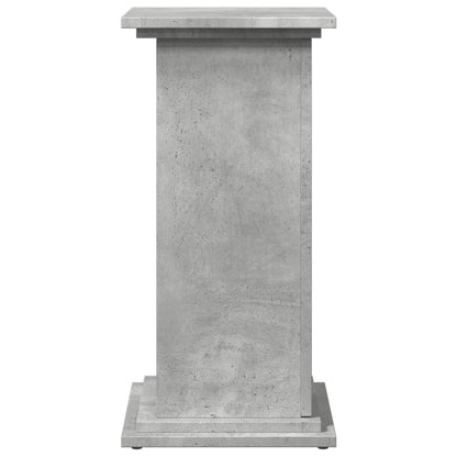 Espositore con Portaoggetti Grigio Cemento 31x30x60 Truciolato | homemem39