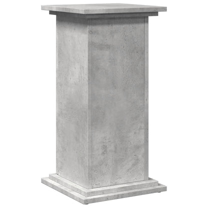 Espositore con Portaoggetti Grigio Cemento 31x30x60 Truciolato | homemem39