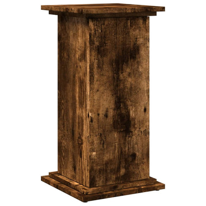 Espositore con Portaoggetti Rovere Fumo 31x30x60cm Truciolato | homemem39