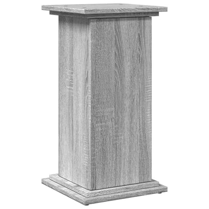 Espositore con Portaoggetti Grigio Sonoma 31x30x60cm Truciolato | homemem39