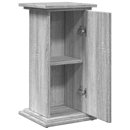 Espositore con Portaoggetti Grigio Sonoma 31x30x60cm Truciolato | homemem39