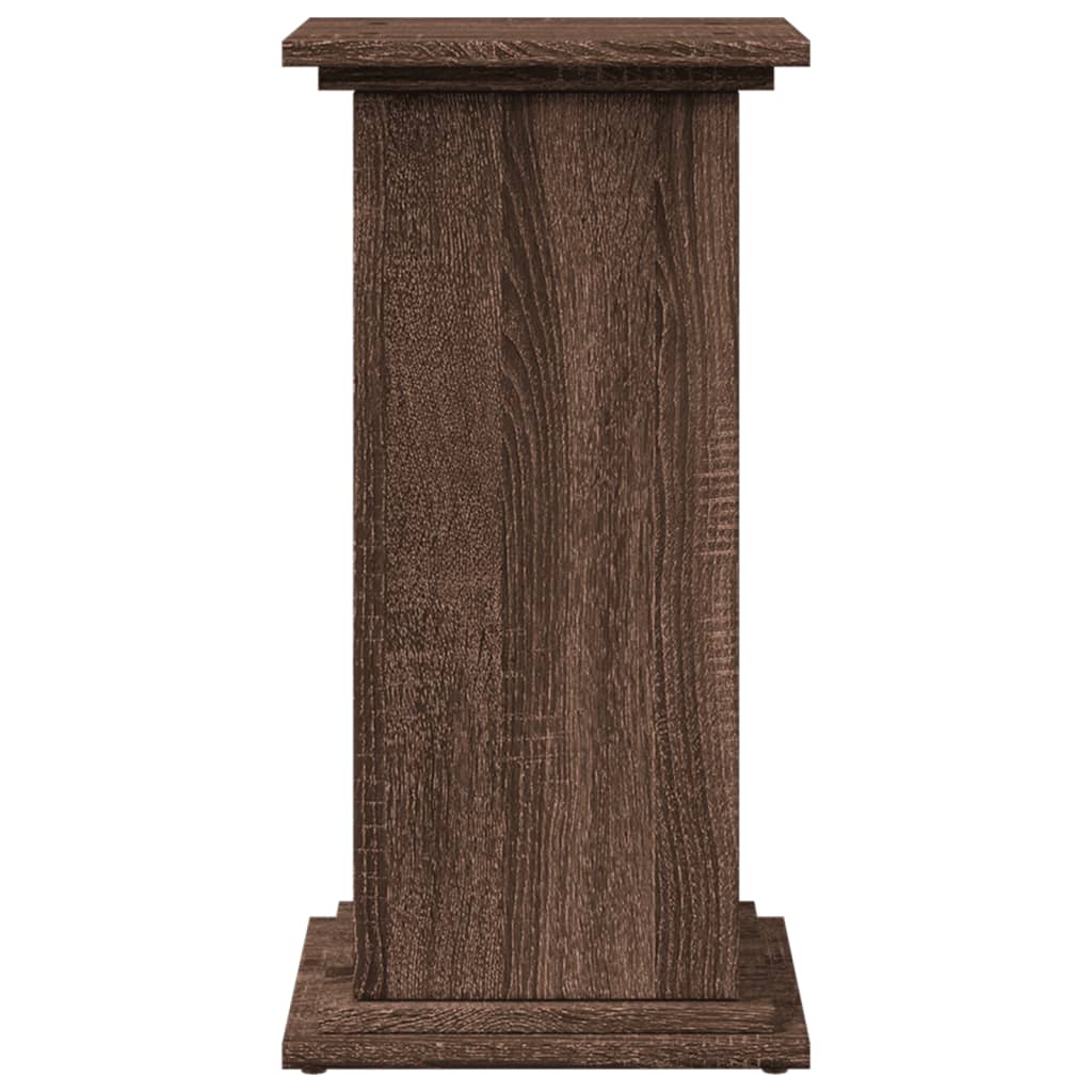 Espositore con Portaoggetti Rovere Marrone 31x30x60 Truciolato | homemem39