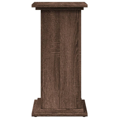 Espositore con Portaoggetti Rovere Marrone 31x30x60 Truciolato | homemem39