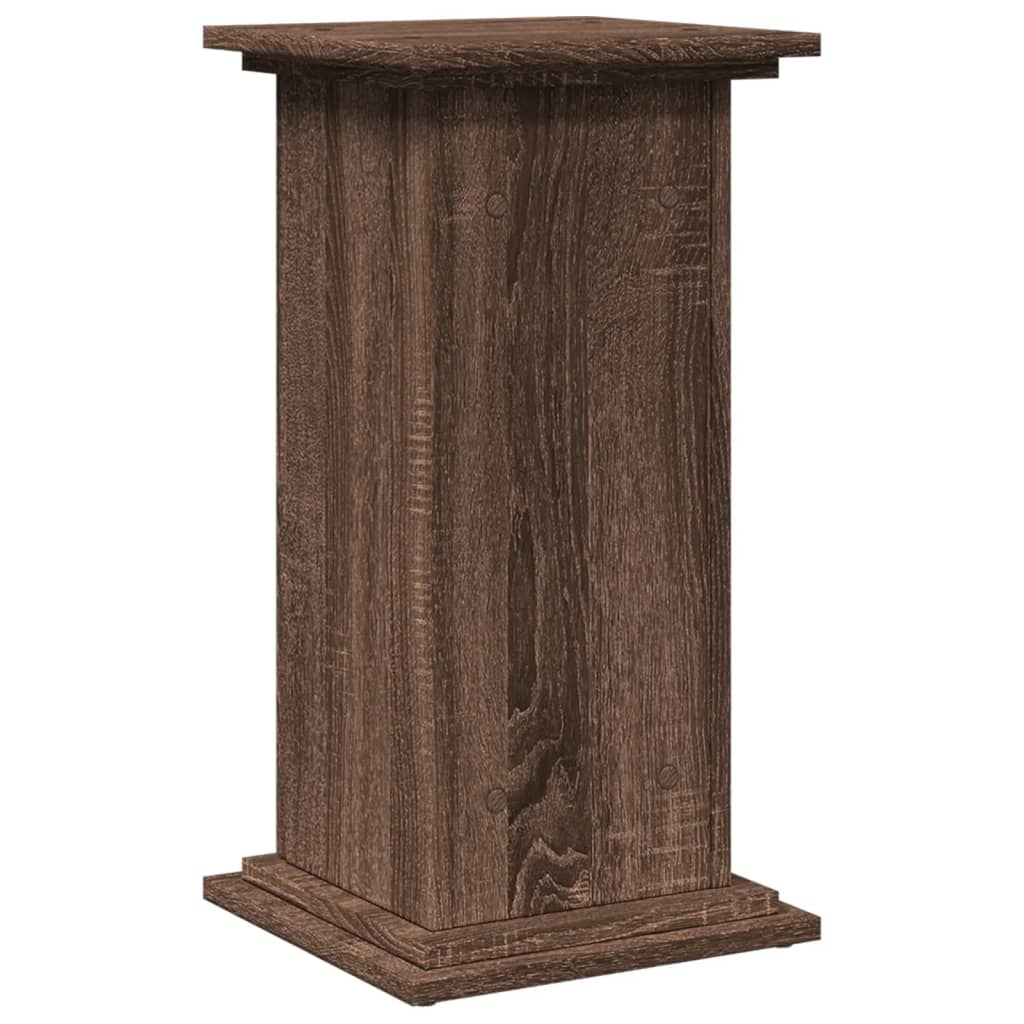 Espositore con Portaoggetti Rovere Marrone 31x30x60 Truciolato | homemem39