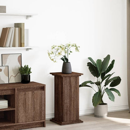 Espositore con Portaoggetti Rovere Marrone 31x30x60 Truciolato | homemem39