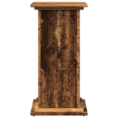 Espositore con Portaoggetti Legno Antico 31x30x60 cm Truciolato | homemem39