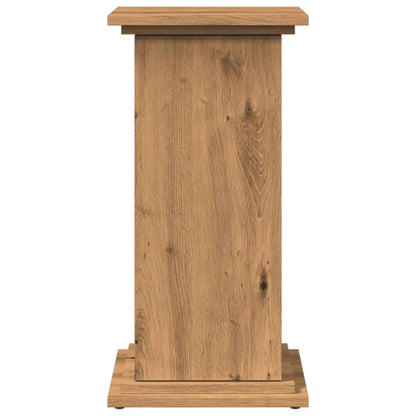 Espositore Portaoggetti Rovere Artigianale 31x30x60 Truciolato - homemem39