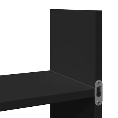 Mobile a Parete 100x18x40 cm Nero in Legno Multistrato | homemem39
