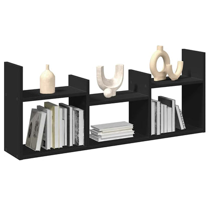 Mobile a Parete 100x18x40 cm Nero in Legno Multistrato | homemem39