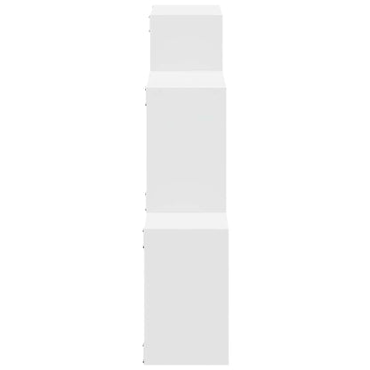 Mobile a Parete 78x18x71 cm Bianco in Legno Multistrato | homemem39