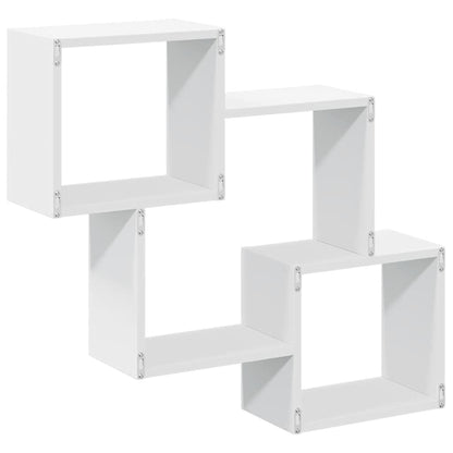 Mobile a Parete 78x18x71 cm Bianco in Legno Multistrato | homemem39