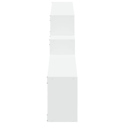 Mobile a Parete 158x18x53 cm Bianco in Legno Multistrato | homemem39