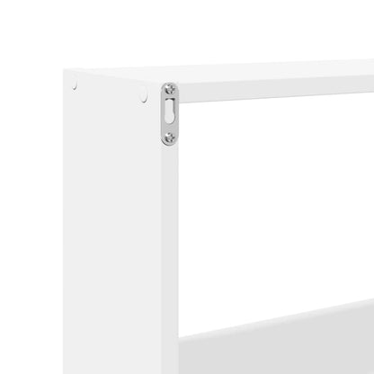 Mobile a Parete 158x18x53 cm Bianco in Legno Multistrato | homemem39
