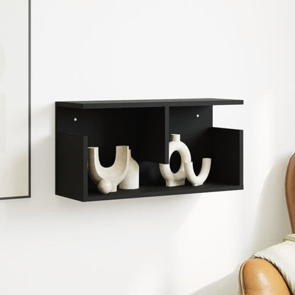 Mobile a Parete 60x20x30 cm Nero in Truciolato | homemem39