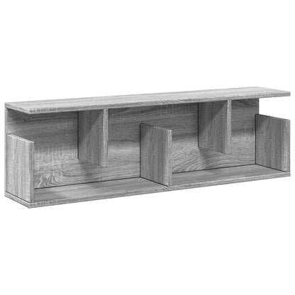 Mobile a Parete 100x20x30 cm Grigio Sonoma in Legno Multistrato | homemem39