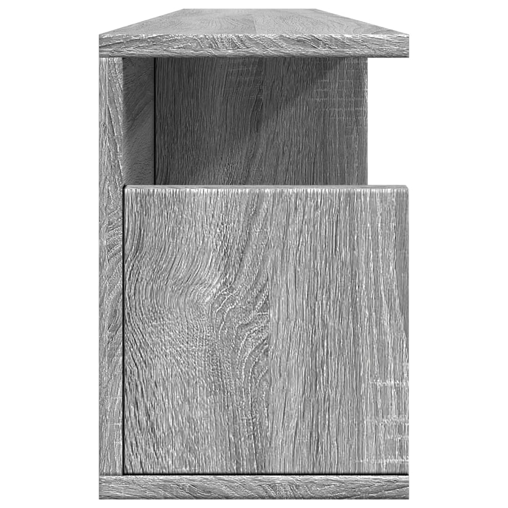 Mobile a Parete 100x20x30 cm Grigio Sonoma in Legno Multistrato | homemem39