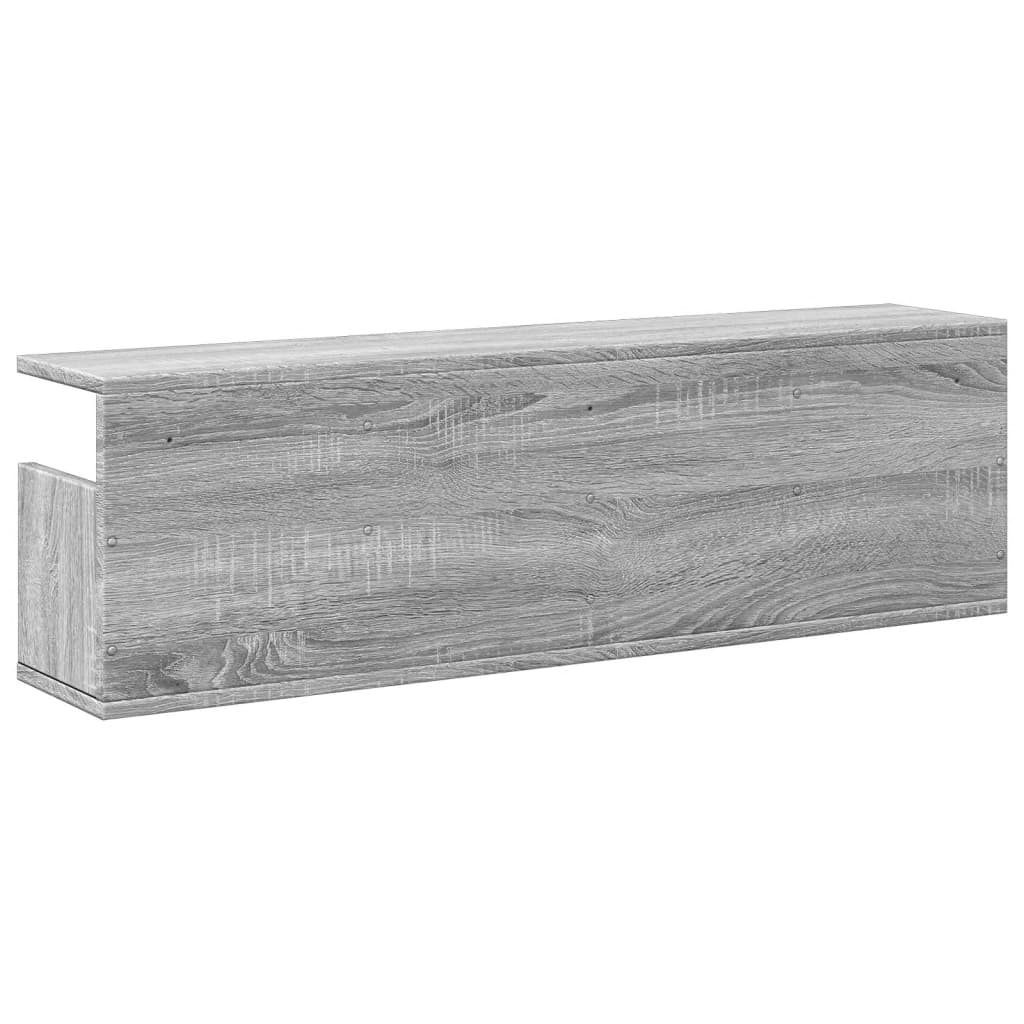Mobile a Parete 100x20x30 cm Grigio Sonoma in Legno Multistrato | homemem39