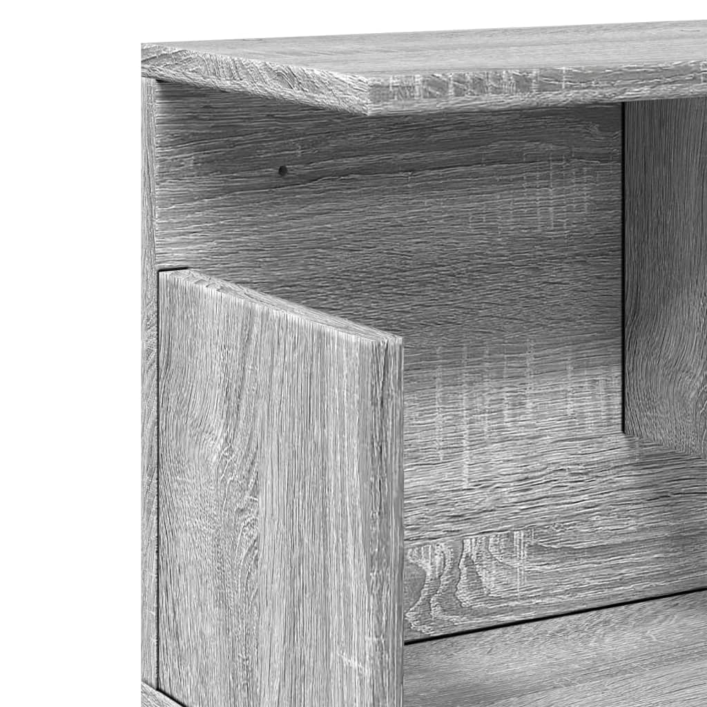 Mobile a Parete 100x20x30 cm Grigio Sonoma in Legno Multistrato | homemem39
