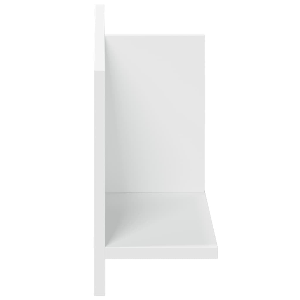 Mobile a Parete 70x16,5x30 cm Bianco in Legno Multistrato | homemem39