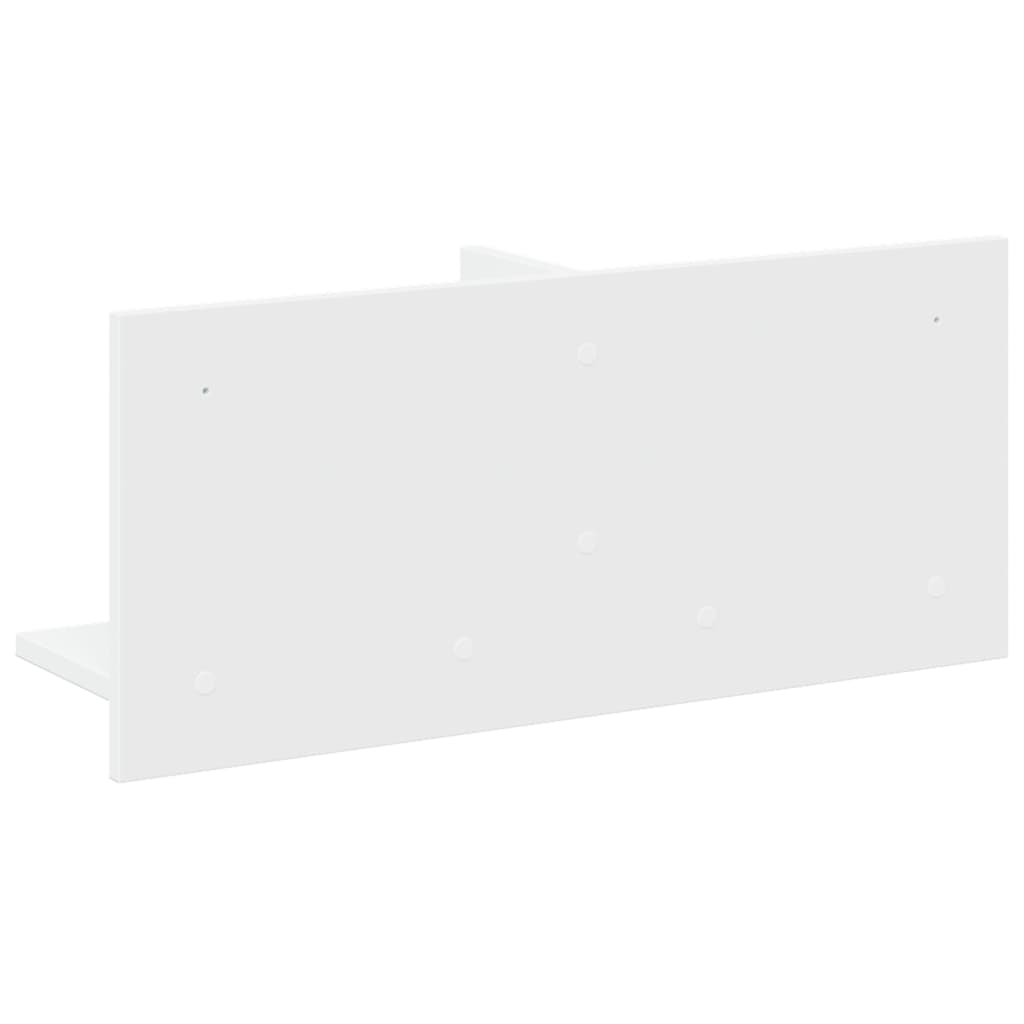 Mobile a Parete 70x16,5x30 cm Bianco in Legno Multistrato | homemem39