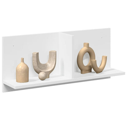 Mobile a Parete 70x16,5x30 cm Bianco in Legno Multistrato | homemem39