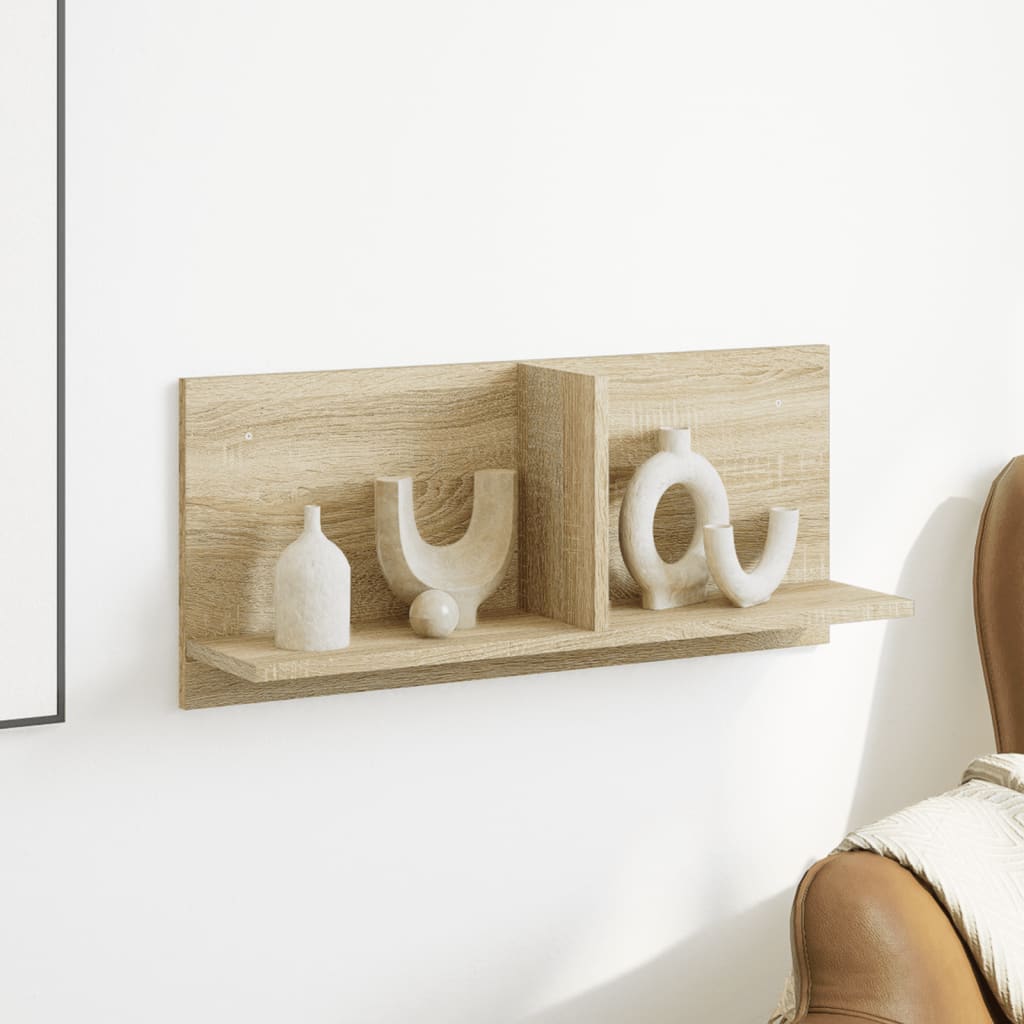 Mobile a Parete 70x16,5x30cm Rovere Sonoma in Legno Multistrato | homemem39