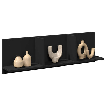 Mobile a Parete 100x16,5x30 cm Nero in Truciolato | homemem39