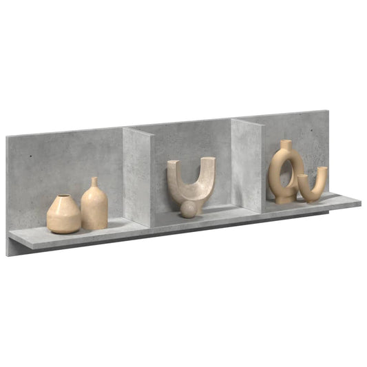 Mobile a Parete 100x16,5x30 cm Grigio Cemento in Truciolato | homemem39