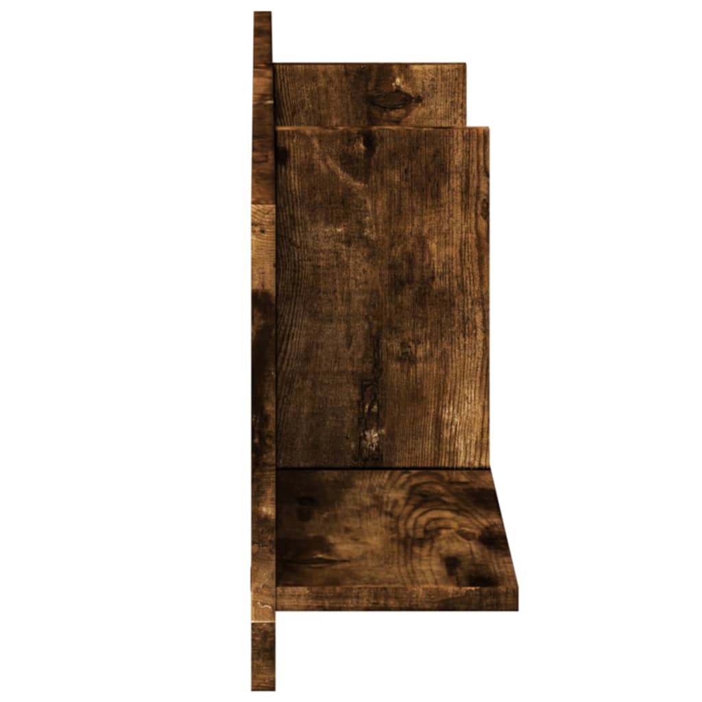 Mobile a Parete 100x16,5x30 cm Rovere Fumo in Truciolato | homemem39