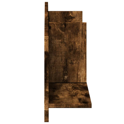 Mobile a Parete 100x16,5x30 cm Rovere Fumo in Truciolato | homemem39