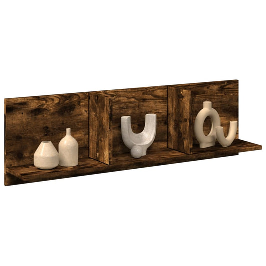 Mobile a Parete 100x16,5x30 cm Rovere Fumo in Truciolato | homemem39