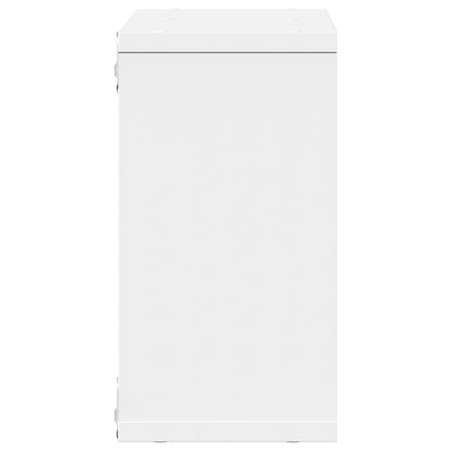 Mobile a Parete 60x16x30 cm Bianco in Legno Multistrato