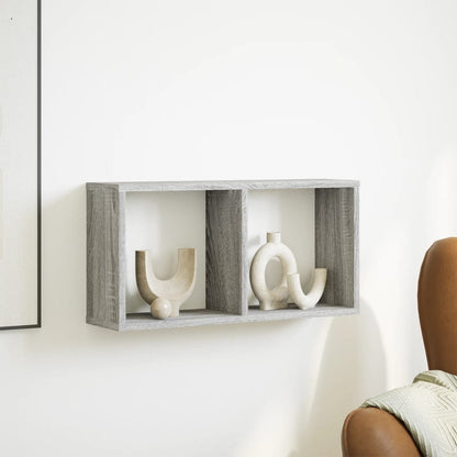 Mobile a Parete 60x16x30 cm Grigio Sonoma in Legno Multistrato