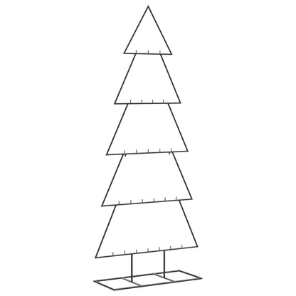 Albero di Natale Decorativo in Metallo Nero 150 cm | homemem39