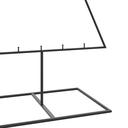 Albero di Natale Decorativo in Metallo Nero 180 cm | homemem39