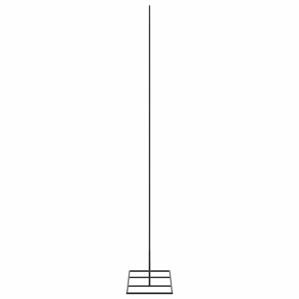 Albero di Natale Decorativo in Metallo Nero 150 cm | homemem39