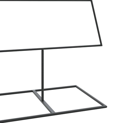 Albero di Natale Decorativo in Metallo Nero 180 cm