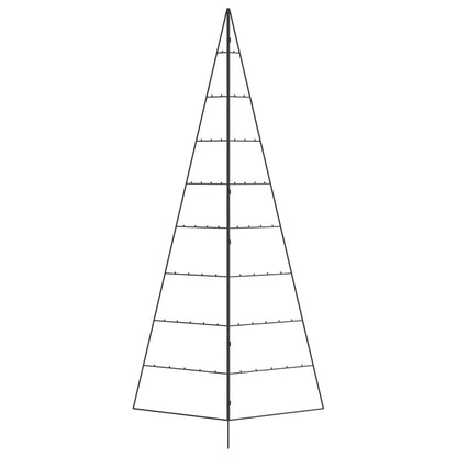 Albero di Natale Decorativo in Metallo Nero 210 cm | homemem39