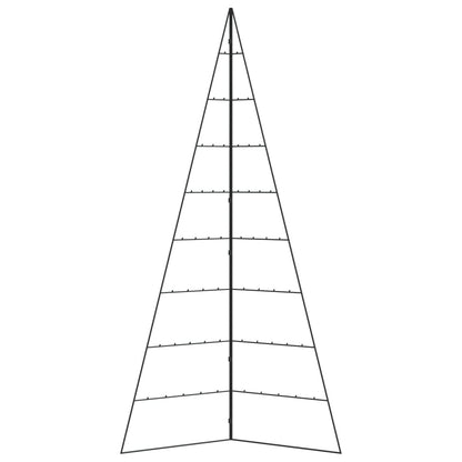 Albero di Natale Decorativo in Metallo Nero 210 cm | homemem39